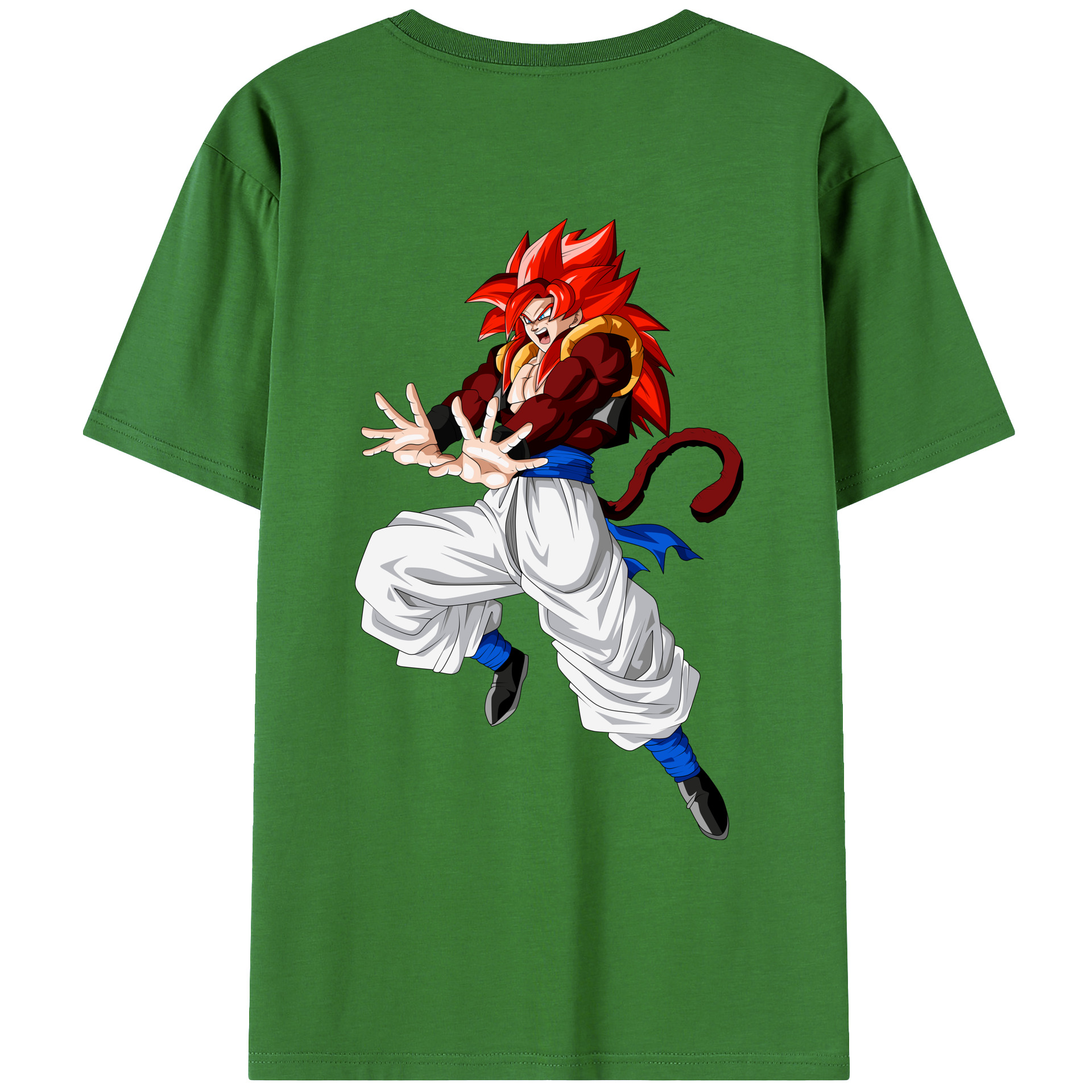 （画像用） ドラゴンボール 孫悟空（そん ごくう）Son Goku カカロット DRAGON BALL Kakarotto レディース半袖Tシャツ(バックプリント)
